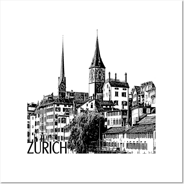 Zurich Wall Art by TravelTs